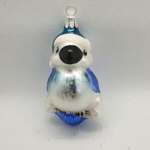 Vánoční ozdoba - Papoušek modrý