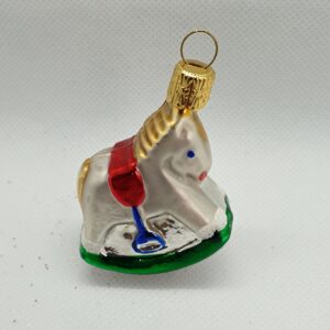 Vánoční ozdoba - Houpací kůň mini